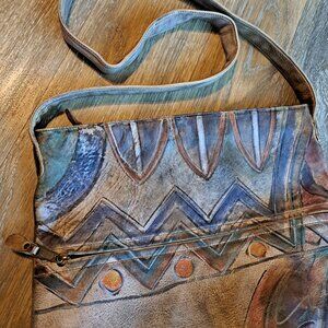 Jane Yoo Wearable Art Leather Purse Bag
